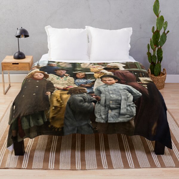 Item preview, French WW1 refugees at Lyon train station in Paris, 1918 designed and sold by Sanna Dullaway.