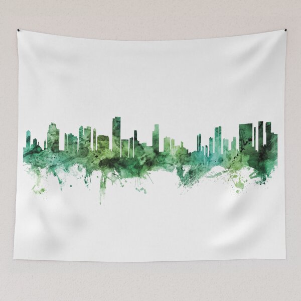Item preview, Honolulu Hawaii Skyline designed and sold by ArtPrints.