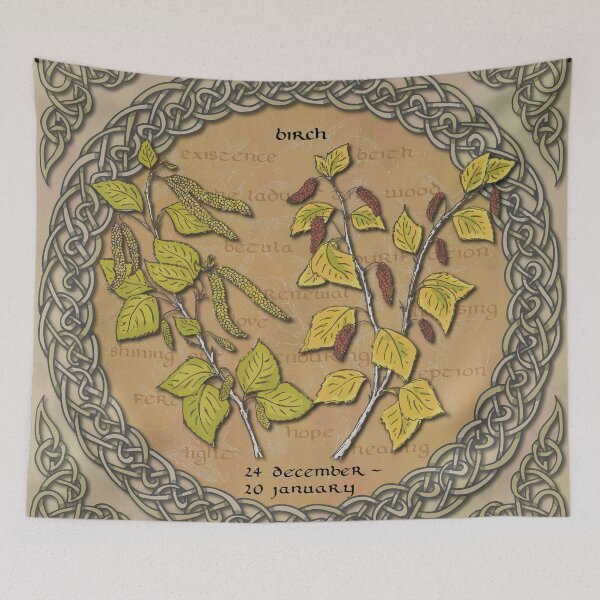 Item preview, Tree Calendar Birch designed and sold by lottibrown.