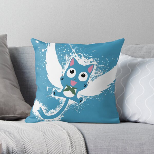 Happy Throw Pillow