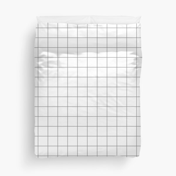 Item preview, Grid White Gray designed and sold by Miss Striped.