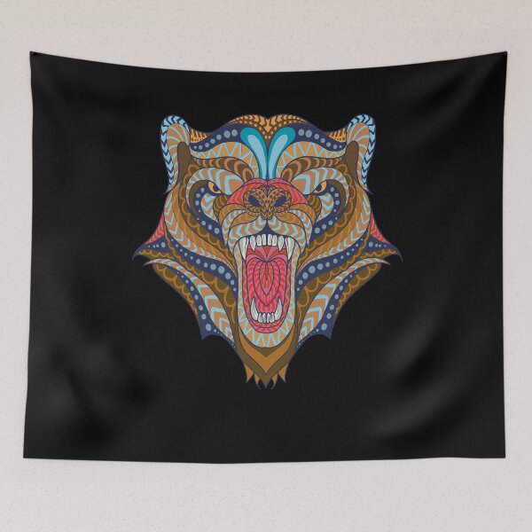 Item preview, Bear Yoga Mandala design designed and sold by Luxara1.