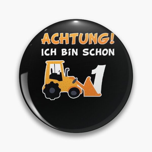 Item preview, Bagger Junge Kinder 1 Geburtstag 1 Jahr designed and sold by JonasDesign.