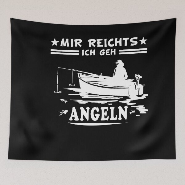 Item preview, Mir Reichts Ich geh Angeln Angler designed and sold by JonasDesign.