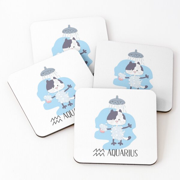 Item preview, Aquarius Funny Aquarius Cat designed and sold by ToniaKroeger.