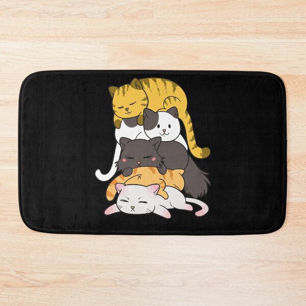 Item preview, Cute Kitty Pile Anime Cats Kawaii Cat designed and sold by Luxara1.