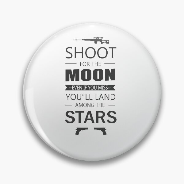 Item preview, Shoot for the moon GUN IPSC USPSA UKPSA 3GUNS Tshirt designed and sold by 9un5.