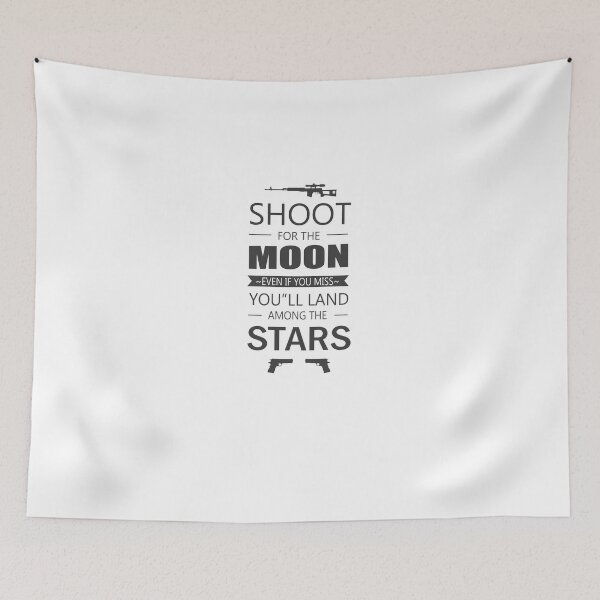 Item preview, Shoot for the moon GUN IPSC USPSA UKPSA 3GUNS Tshirt designed and sold by 9un5.