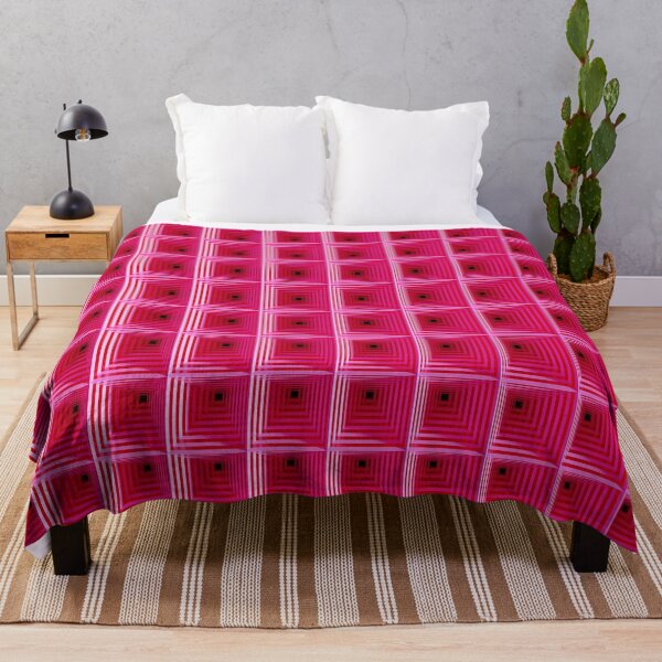Item preview, Pink Grid Optical Illusion Pattern designed and sold by bradm50.