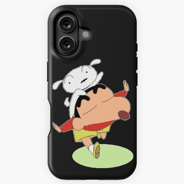 Vista previa del artículo con la obra «Shin chan con shiro», diseñado y vendido por Sellystickers.