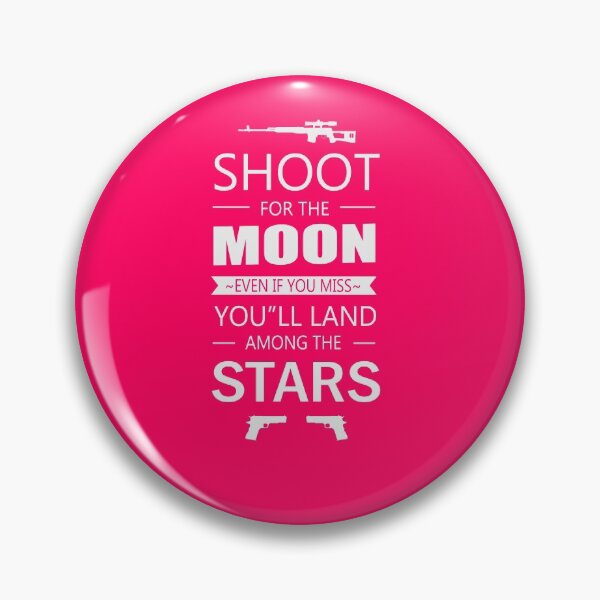 Item preview, Shoot for the moon (blk) GUN IPSC USPSA UKPSA 3GUNS Tshirt designed and sold by 9un5.