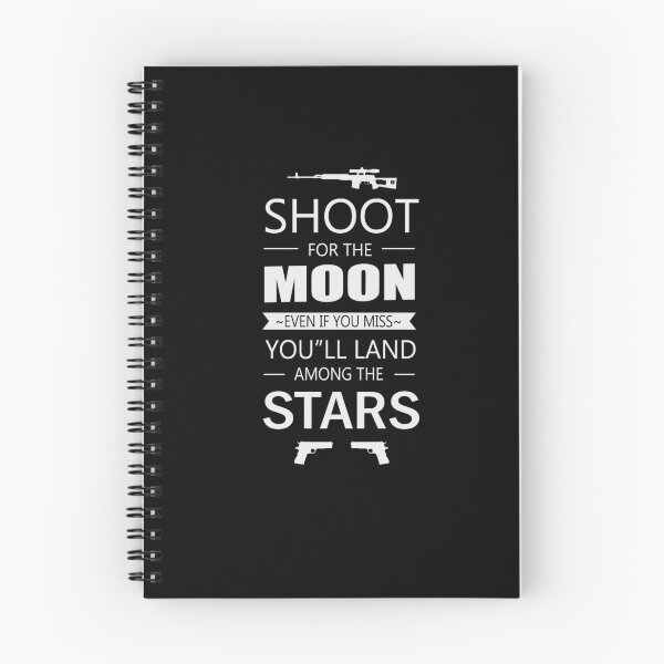 Item preview, Shoot for the moon (blk) GUN IPSC USPSA UKPSA 3GUNS Tshirt designed and sold by 9un5.