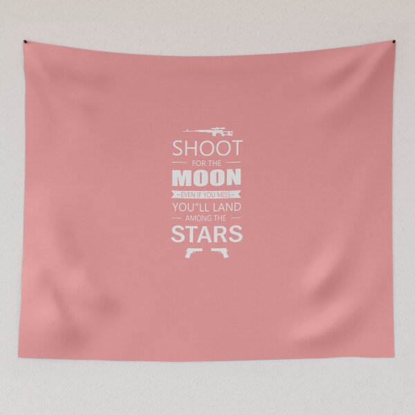 Item preview, Shoot for the moon (blk) GUN IPSC USPSA UKPSA 3GUNS Tshirt designed and sold by 9un5.