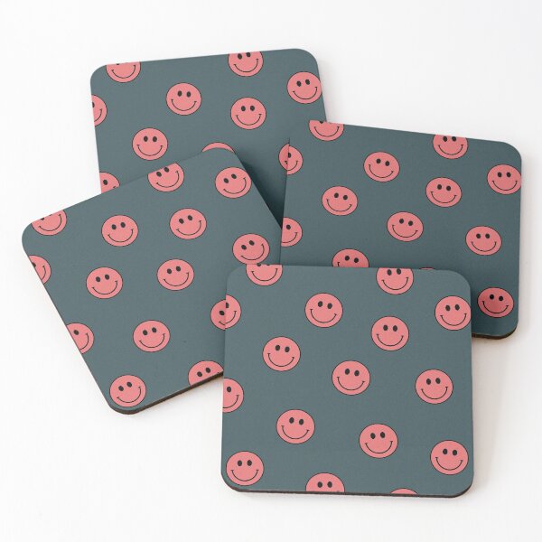 Item preview, Pink Smiley Pattern designed and sold by Beginartist.