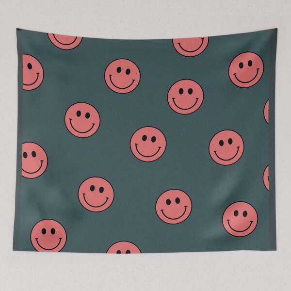 Item preview, Pink Smiley Pattern designed and sold by Beginartist.