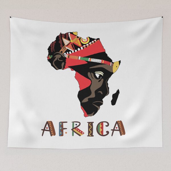 Item preview, Africa Map designed and sold by buckboy.
