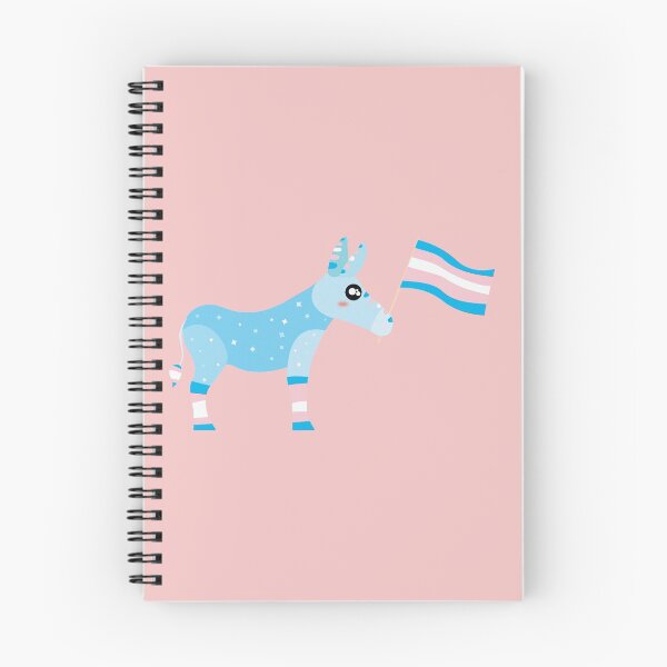 Item preview, Transgender Pride Cute sparkly Pastel Rainbow Donkey  designed and sold by twicetrader.