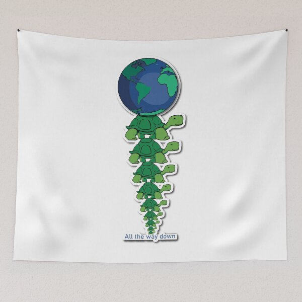 Item preview, Turtles all the way down  designed and sold by Veggie-love.