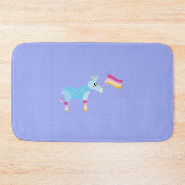 Item preview, Trixic Pride Cute sparkly Pastel Rainbow Donkey  designed and sold by twicetrader.