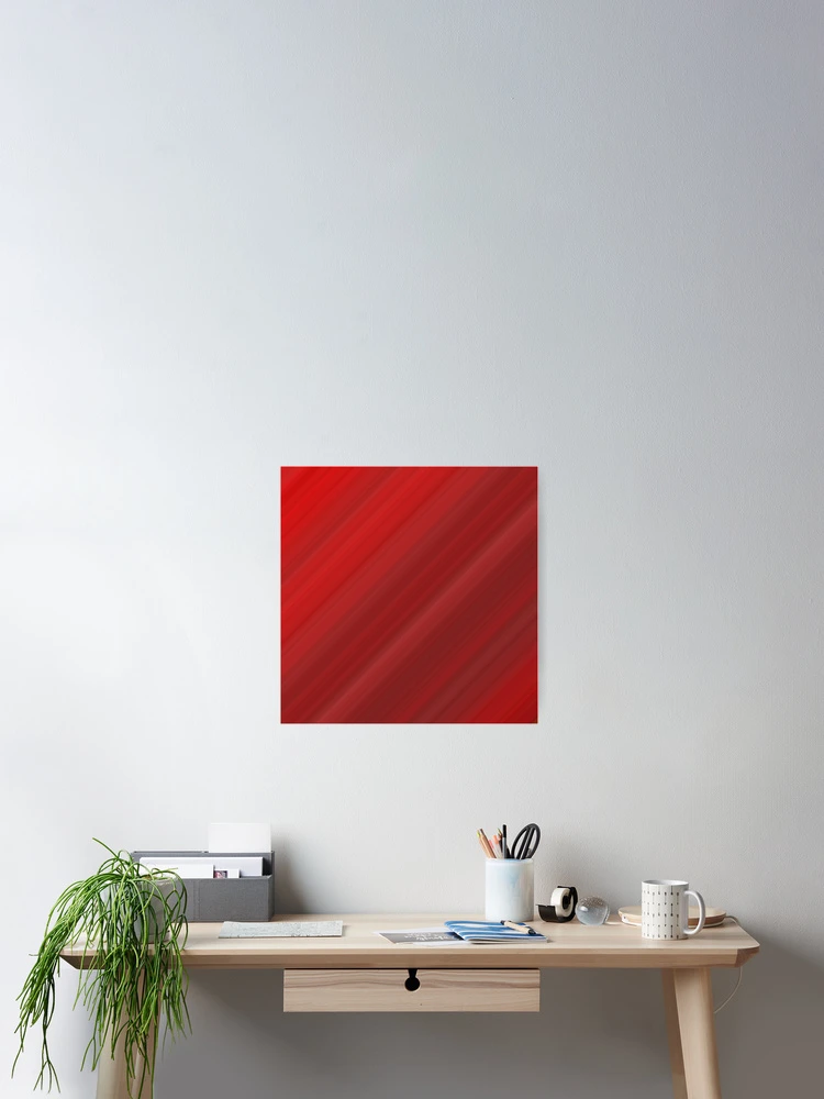 Thumbnail 2 of 3, Poster, Red Line Sunset Pattern designed and sold by DesignCodeStore.