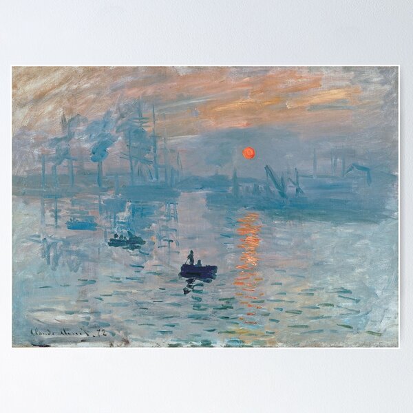 Item preview, Claude Monet - Impression, Sunrise (1872) designed and sold by HistoryRestored.