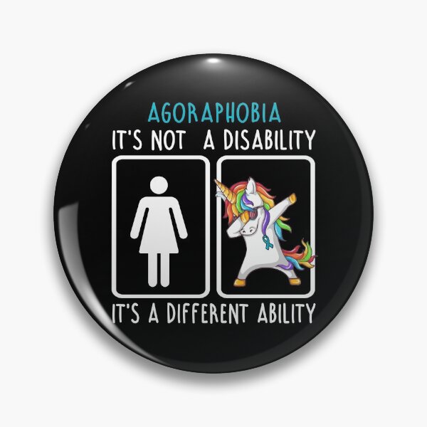 Item preview, Agoraphobia It's not a Disability It's a different Ability designed and sold by DianabellShop.