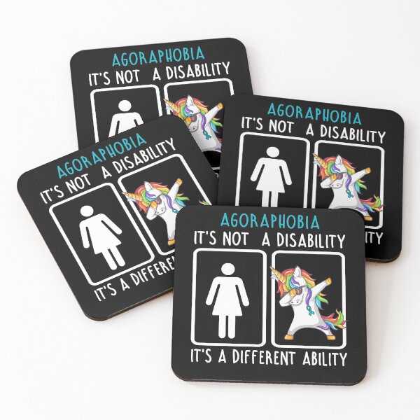 Item preview, Agoraphobia It's not a Disability It's a different Ability designed and sold by DianabellShop.