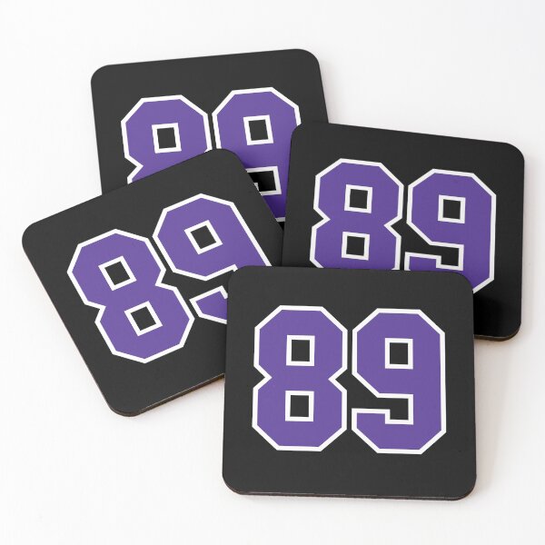 Item preview, Eighty-Nine Purple Jersey Number Sports 89 designed and sold by HelloFromAja.