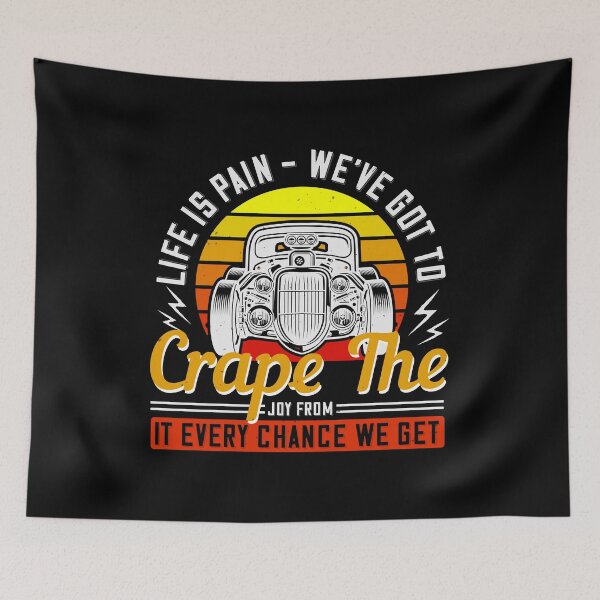 Item preview, Life is pain - we've got to scrape the joy from it every chance we get designed and sold by Vanditdesigns.