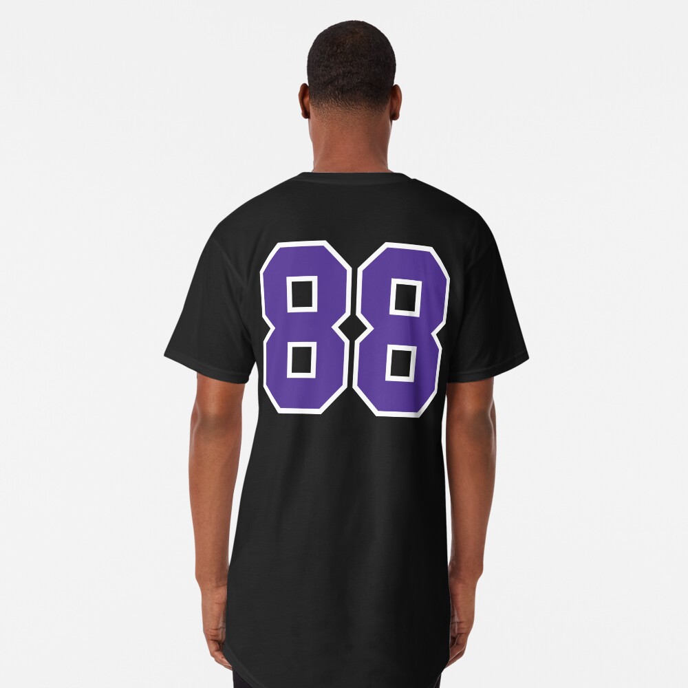 Eighty-Eight Purple Jersey Number Sports 88 Poster for Sale by