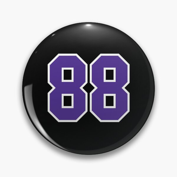 Item preview, Eighty-Eight  Purple Jersey Number Sports 88 designed and sold by HelloFromAja.