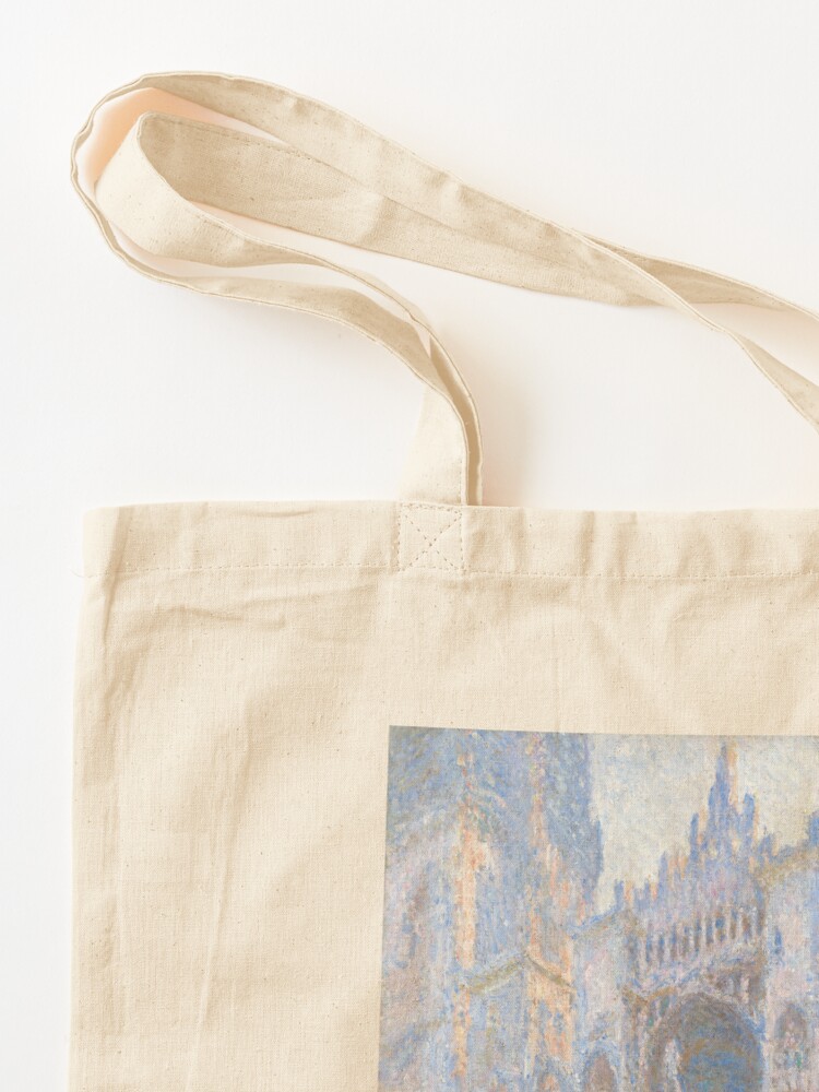 The Portal of Rouen Cathedral by Claude Monet Fashion Handbag