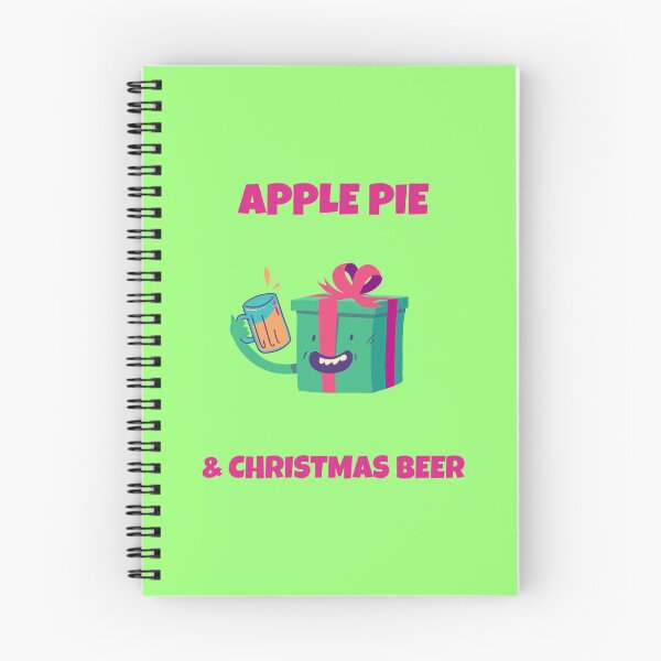 Item preview, Apple Pie & Christmas Beer | Merry Christmas Holiday  designed and sold by Ainbowz-Artwork.