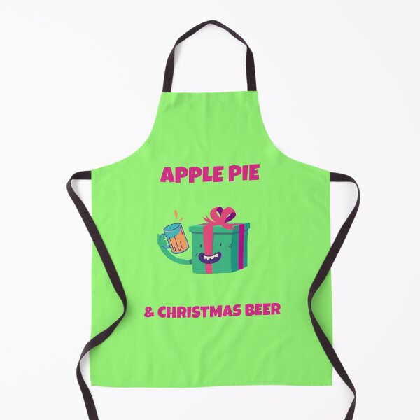 Item preview, Apple Pie & Christmas Beer | Merry Christmas Holiday designed and sold by Ainbowz-Artwork.