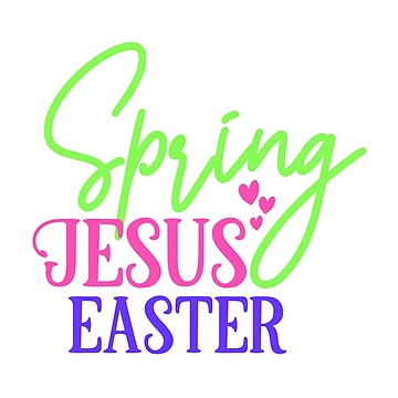 Artwork thumbnail, PNG\Spring Spring_Jesus Easter by Paul's Designs