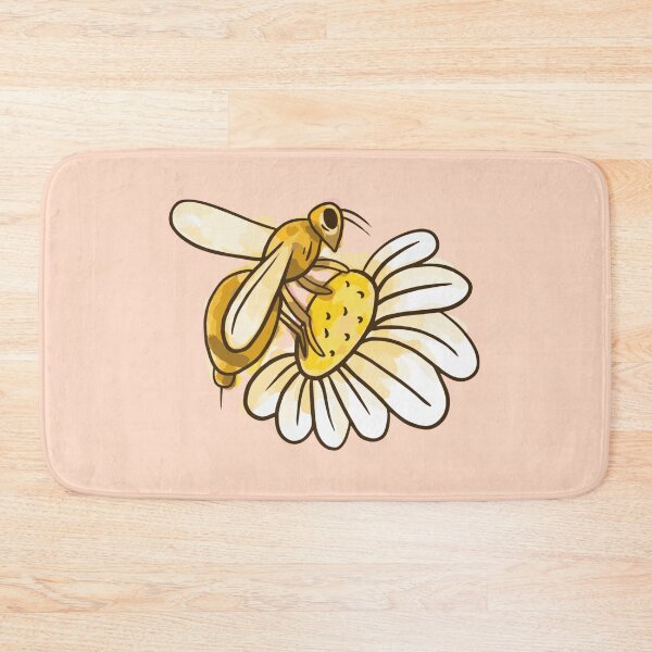 Item preview, Bee on Chamomile Flower, Watercolor designed and sold by AwesomeProject.