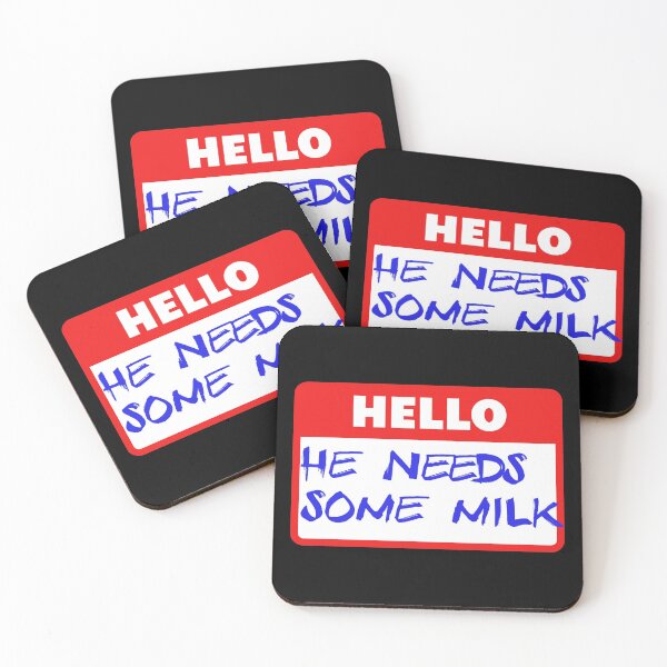 Item preview, He needs some milk designed and sold by itwasallmydream.