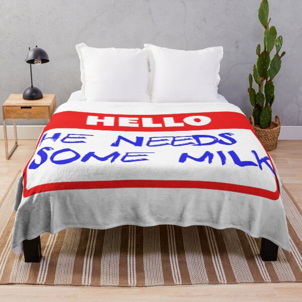 Item preview, He needs some milk designed and sold by itwasallmydream.