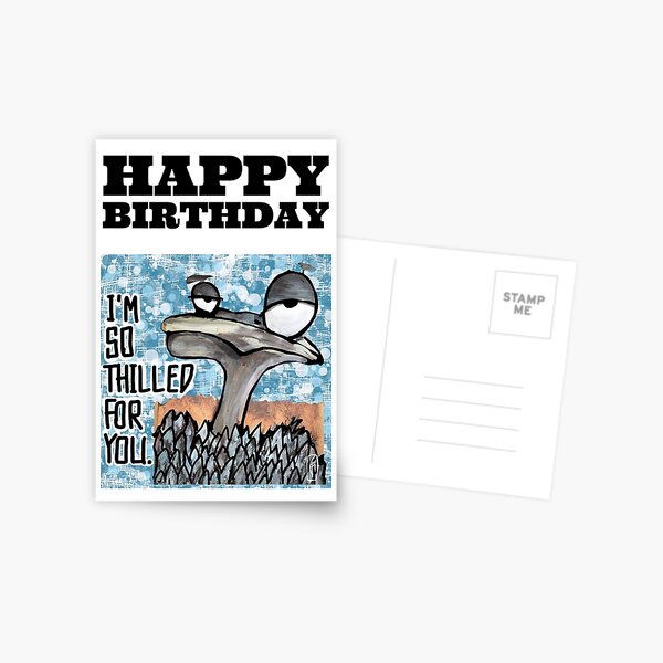 Item preview, HAPPY BIRTHDAY - I’m so thrilled for you. designed and sold by Zealandzest.