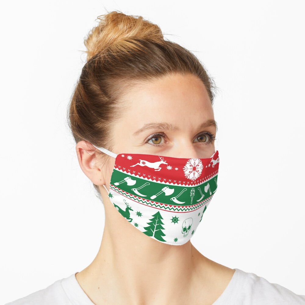 Ugly Horror Christmas Sweater Mask