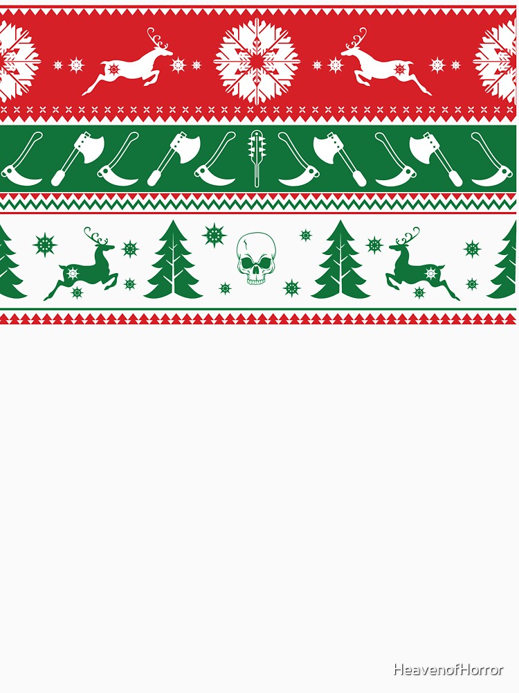 Ugly Horror Christmas Sweater by HeavenofHorror