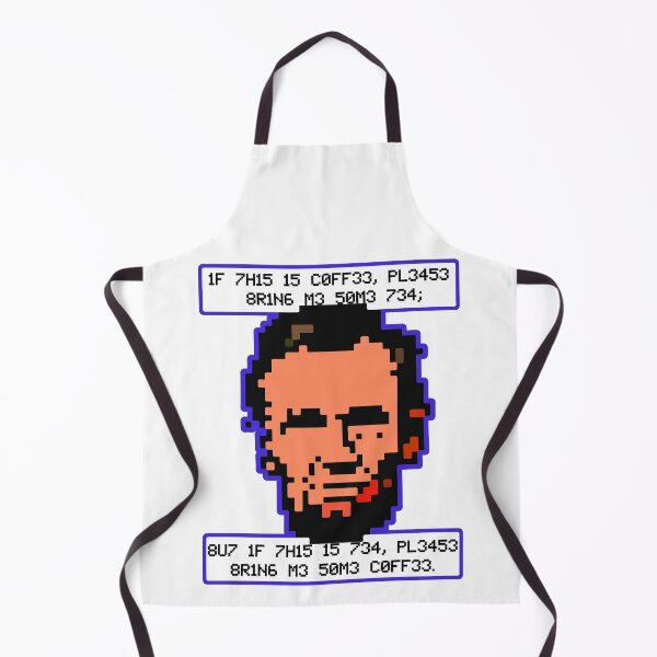 Aperçu de l'œuvre Lincoln 8 bits sur les tasses créée et vendue par Xdelacra.