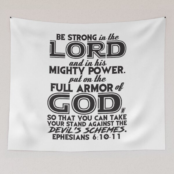 Item preview, Ephesians 6:10-11 Be Strong In The Lord designed and sold by plushism.