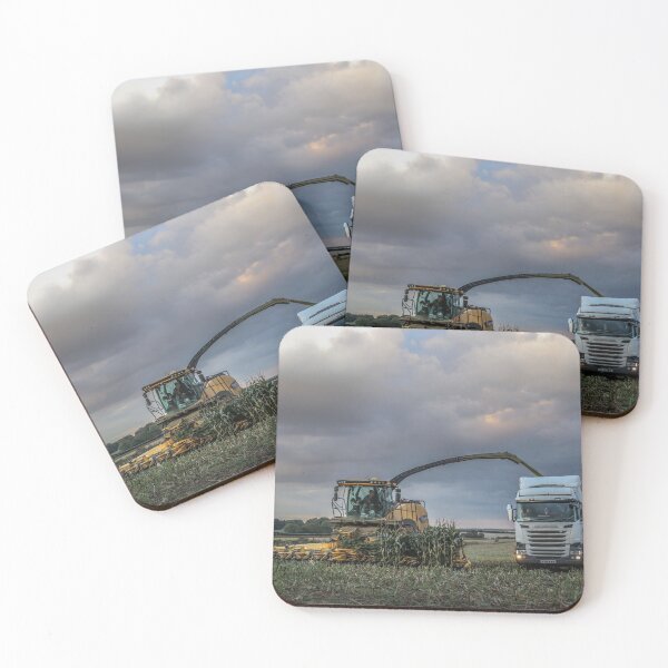 Item preview, New Holland Forage Harvester filling Scania designed and sold by AgriPhotoUK.