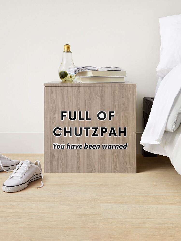 Full of Chutzpah - You Have Been Warned - Funny Jewish | Essential T-Shirt