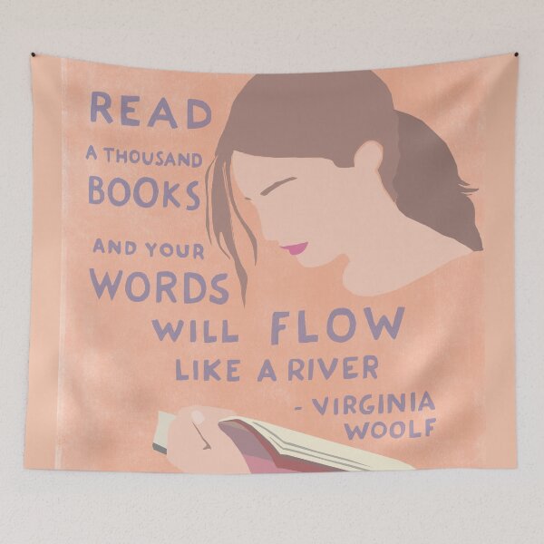 Item preview, Virginia Wolf Quote designed and sold by TheRedFinch.