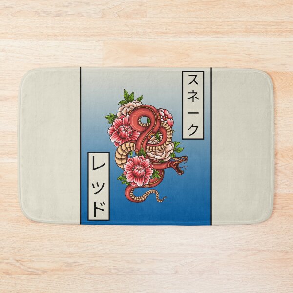 Item preview, Red Snake , japanese Tattoo designed and sold by ScriptMan.
