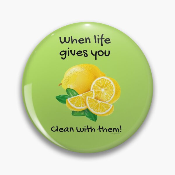 Item preview, When Life Gives You… Clean With Lemons Humor designed and sold by SavvyCleaner.