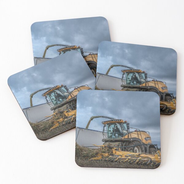 Item preview, New Holland Forage Harvester filling Scania designed and sold by AgriPhotoUK.
