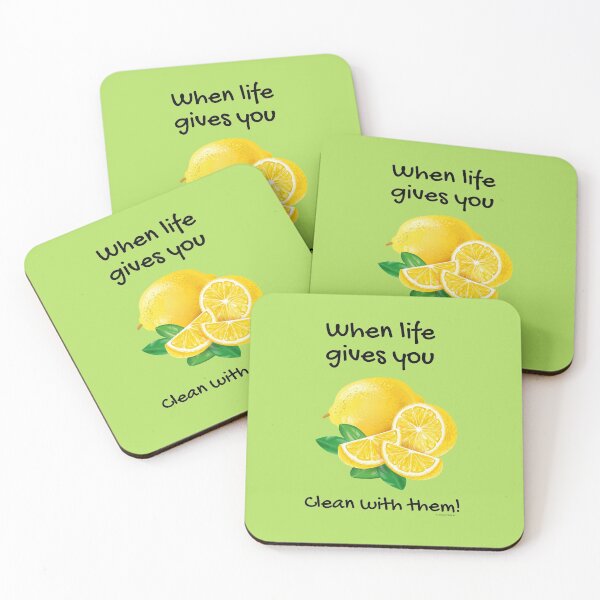 Item preview, When Life Gives You… Clean With Lemons Humor designed and sold by SavvyCleaner.